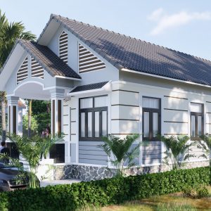 4355 Exterior House Scene Sketchup Model By Tu Minh Sang 2