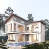 2791 Exterior House Scene Sketchup Model by Ha Anh Free Download 1
