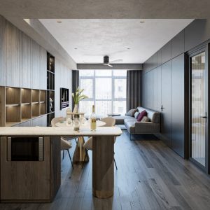 4591.Interior Apartment Scene 3dsmax File free download by Dat Le 4