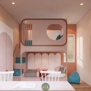 4614.Children room Scene Sketchup File free download by Duong Duong 2